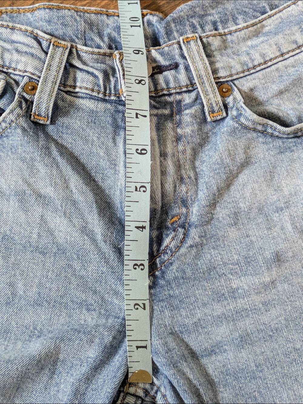 Levi's 511 Slim Fit Jeans Mens 28x30 Light Wash Blue Denim Standard Rise Stretch
